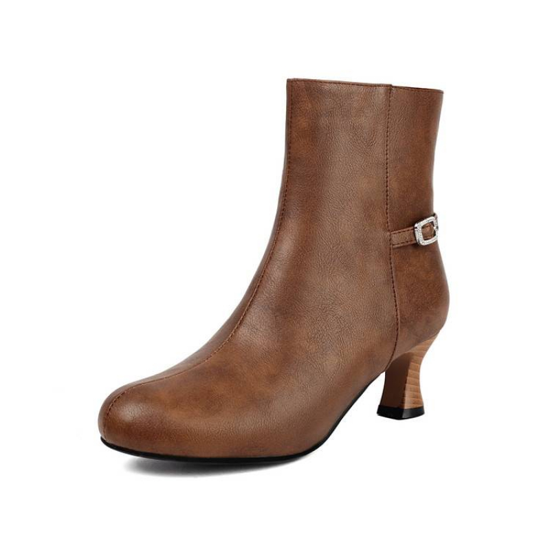 Ankle Weights - Thick Heel Zipper-up Big size Pikolinos