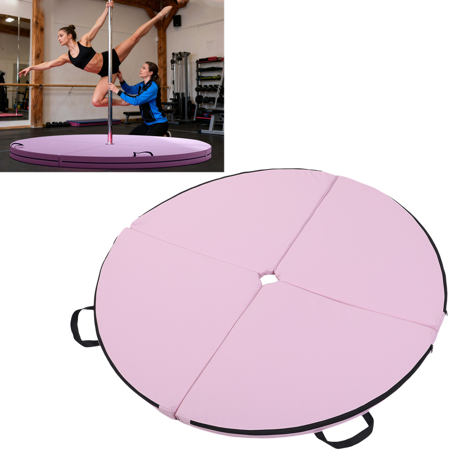 Gym Floor Mats - Foldable Pole Dance Mat Pole Dance