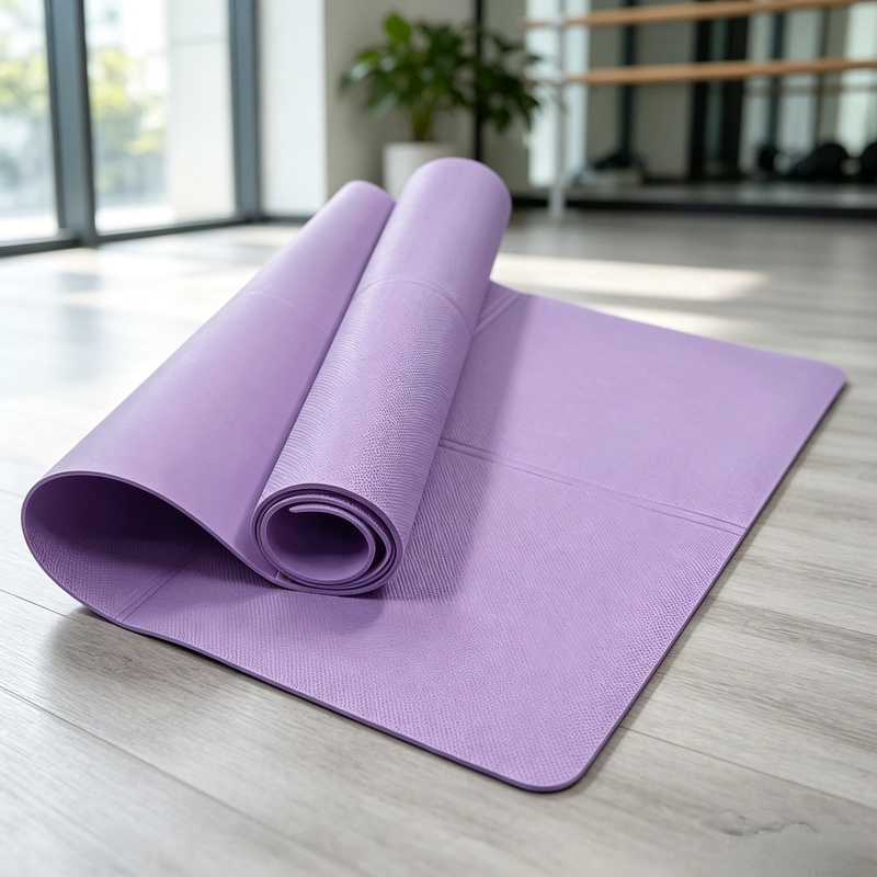 Gym Floor Mats - 4mm Thick Non‑Slip Yoga Exercise Mat,