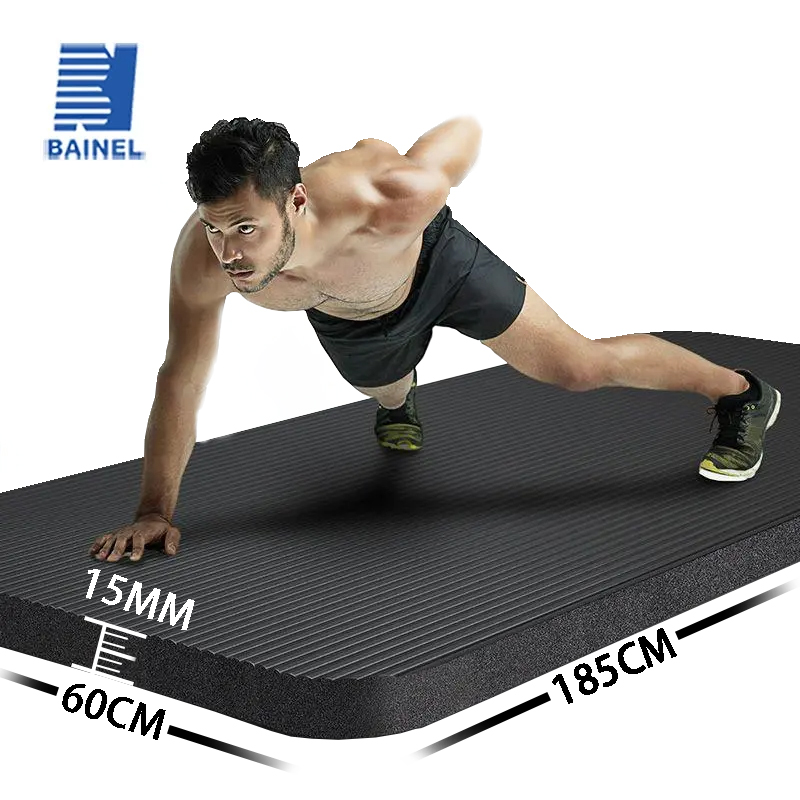 Gym Floor Mats - Non-slip Extra Thick 15mm Yoga Mat