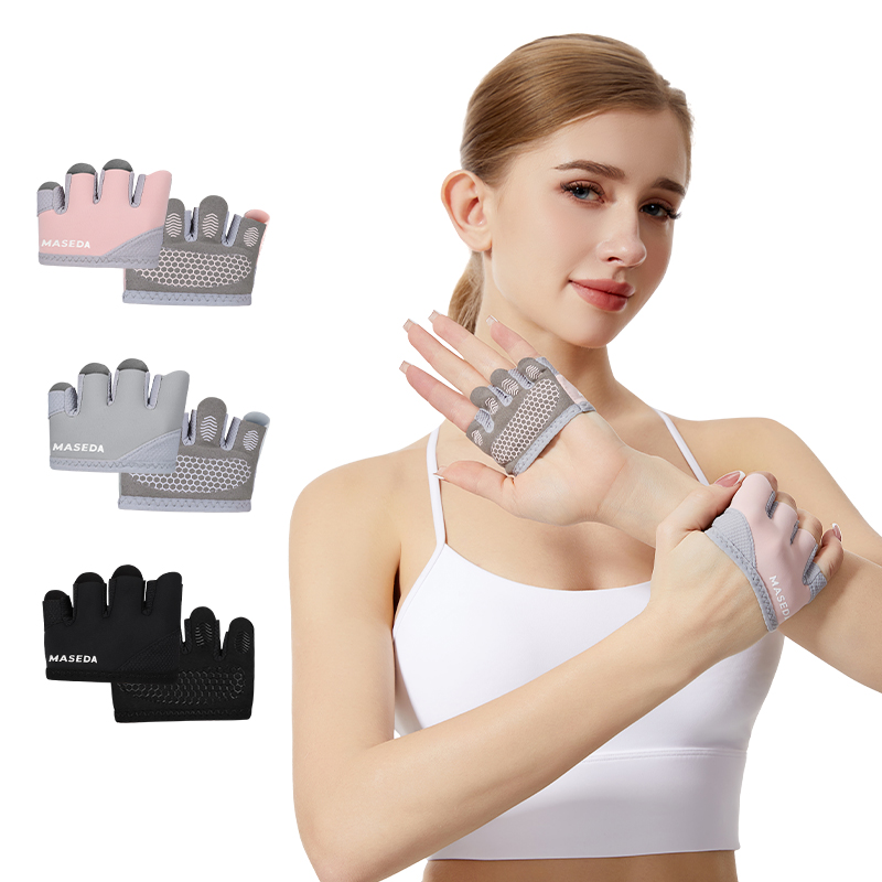 Pair of Fitness Fingerless Glo - Yoga Fitness Yoga ulasan dan harga