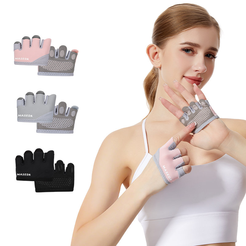 Pair of Fitness Fingerless Glo - Yoga Fitness Yoga ulasan dan harga
