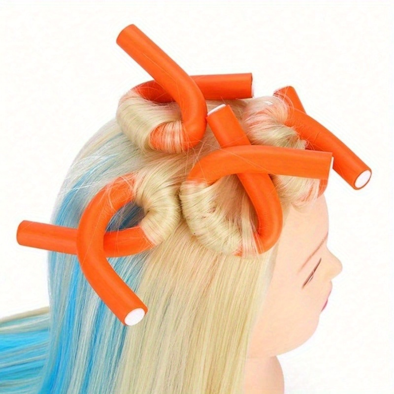 10pc Flexible Heatless Hair Ro - Foam Roller ulasan dan harga