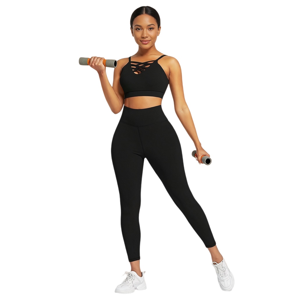 3 Pieces Women's Yoga Fitness  - Yoga Fitness Yoga ulasan dan harga