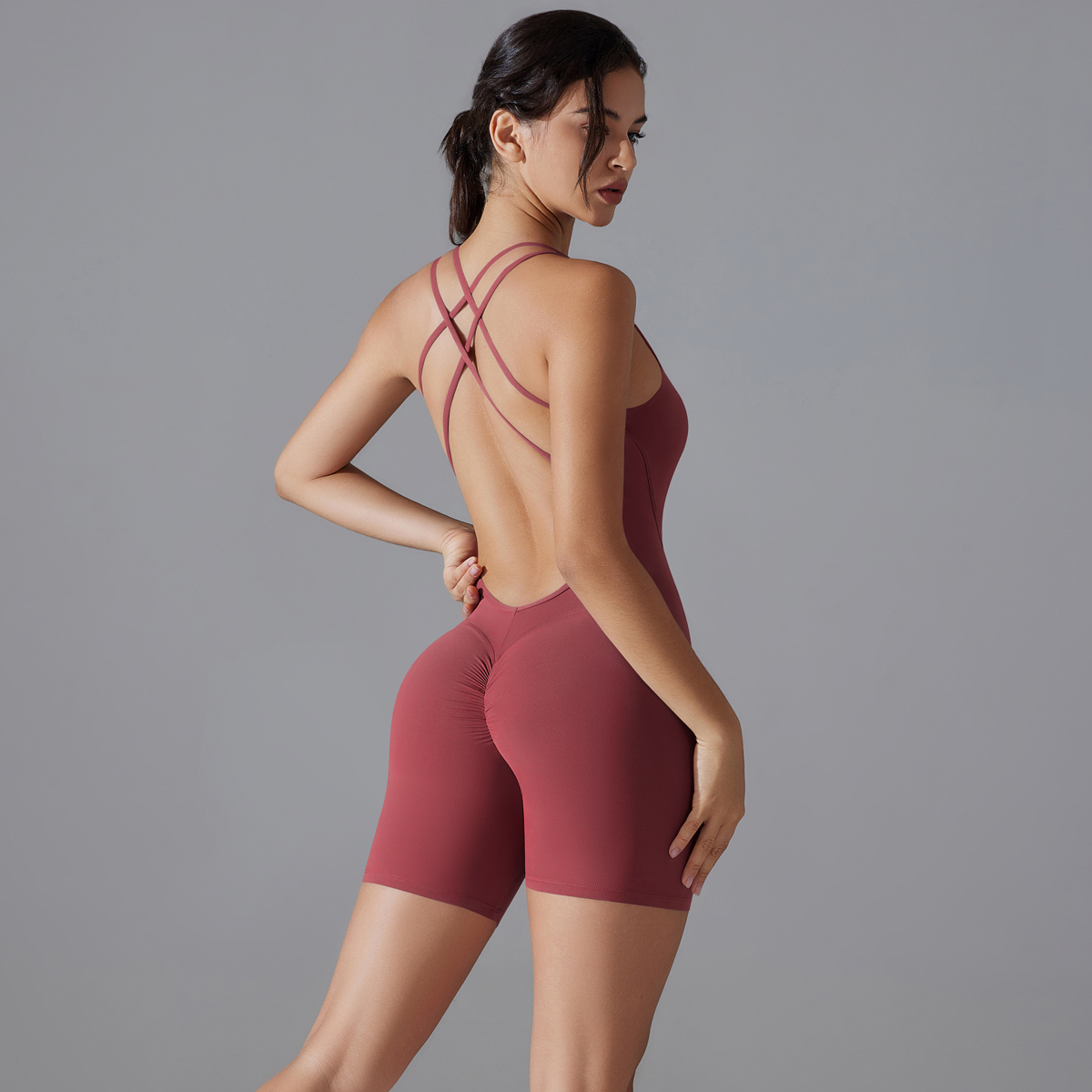 Yoga Set Sexy Backless Sporty  - Yoga En Fitness ulasan dan harga