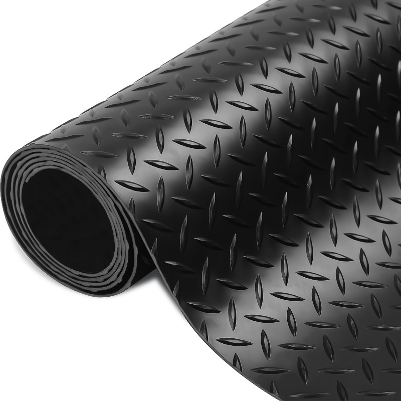 Rubber Diamond Floor Mat - Dur - Gym Floor Mats ulasan dan harga