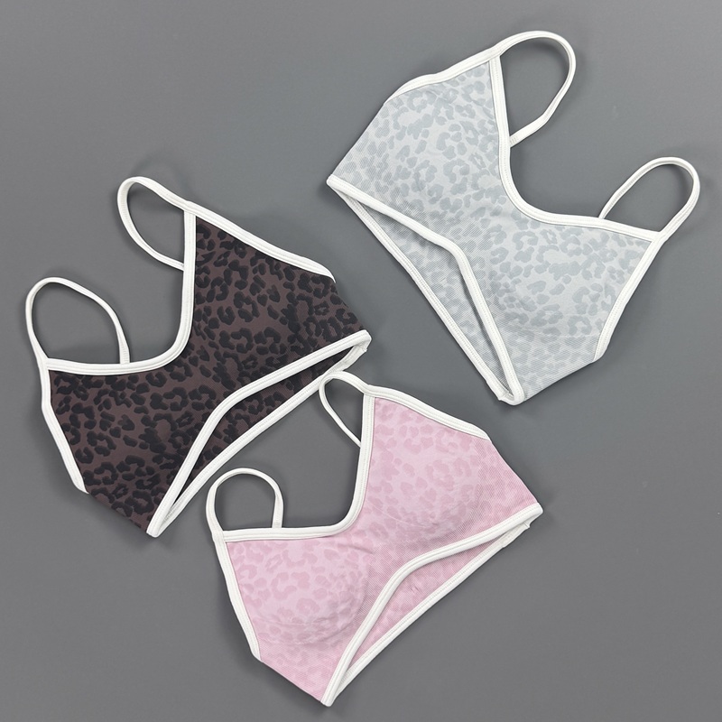 Sports Bra Women Leopard Print - Yoga Fitness Stretching ulasan dan harga
