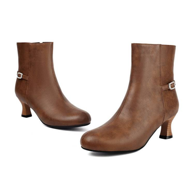 Thick Heel  Zipper-up  Big siz - Ankle Weights ulasan dan harga