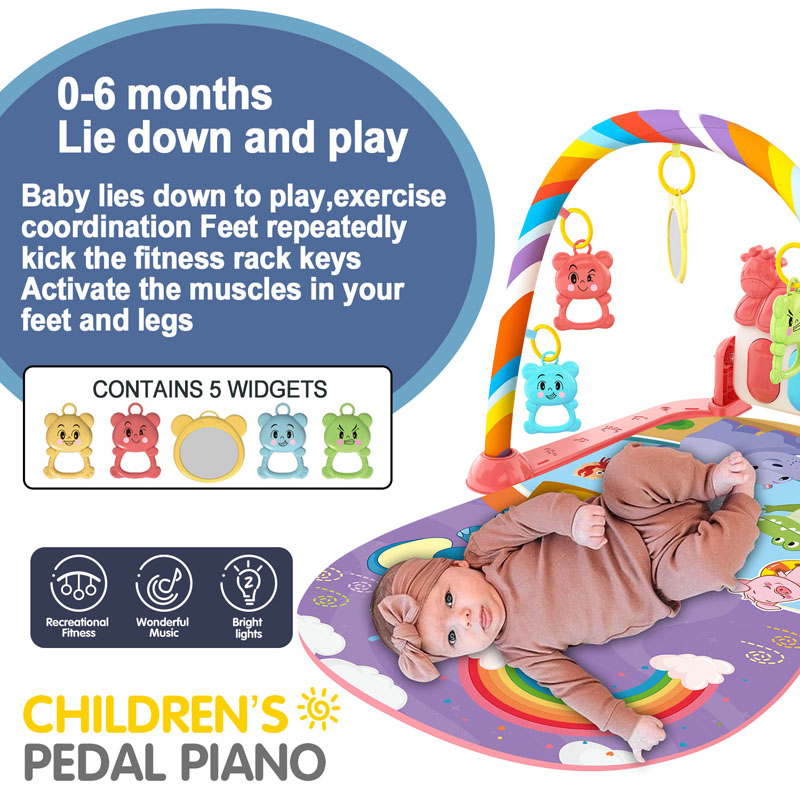 Baby Music Activity Gym Rug Pl - Gym Floor Mats ulasan dan harga