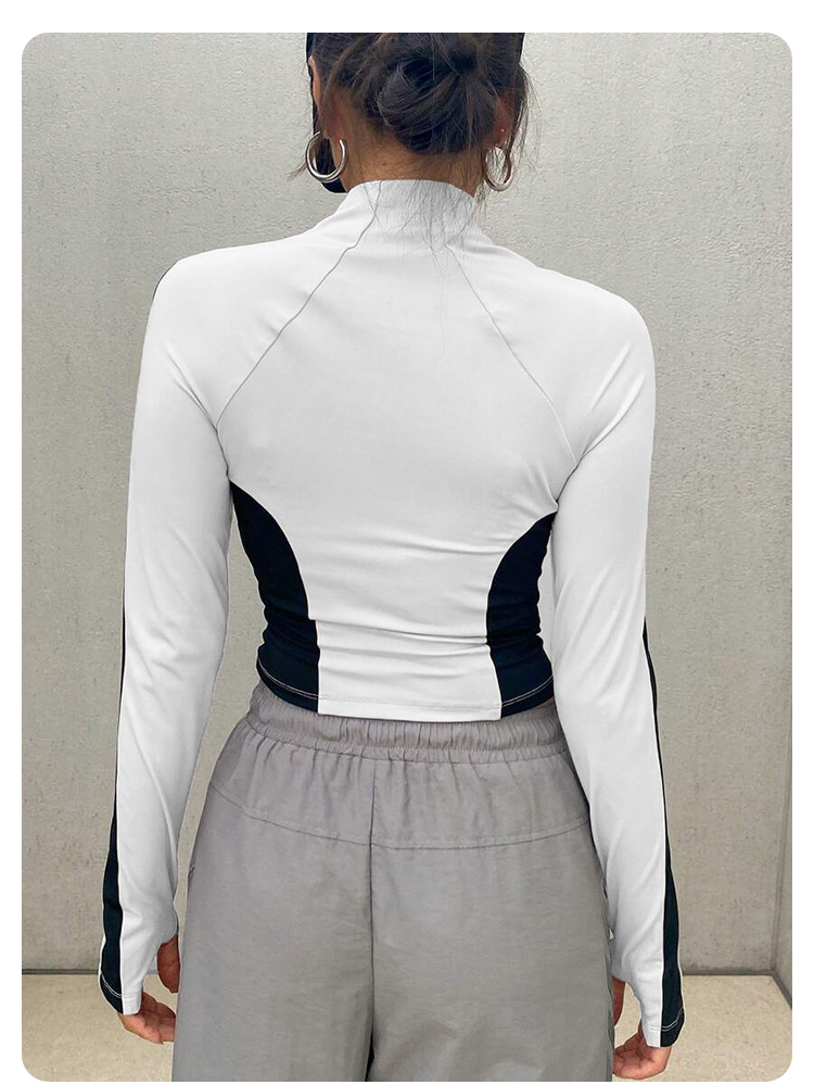 Yoga Clothes Stand Up Collar J - Yoga Fitness Yoga ulasan dan harga