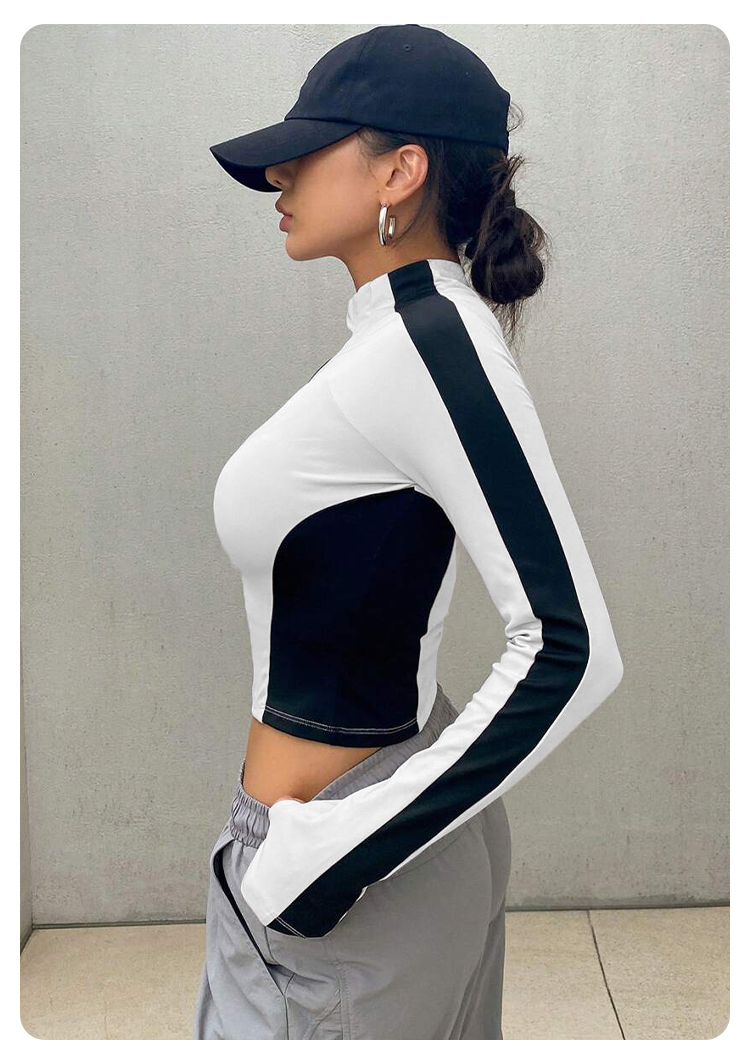 Yoga Clothes Stand Up Collar J - Yoga Fitness Yoga ulasan dan harga