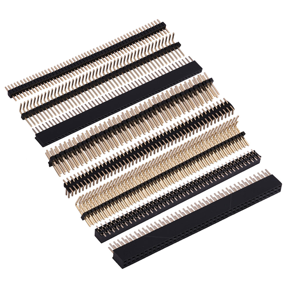5PCS 1.0/1.27mm Pitch Gold Pla - Dip Bar Parallel ulasan dan harga