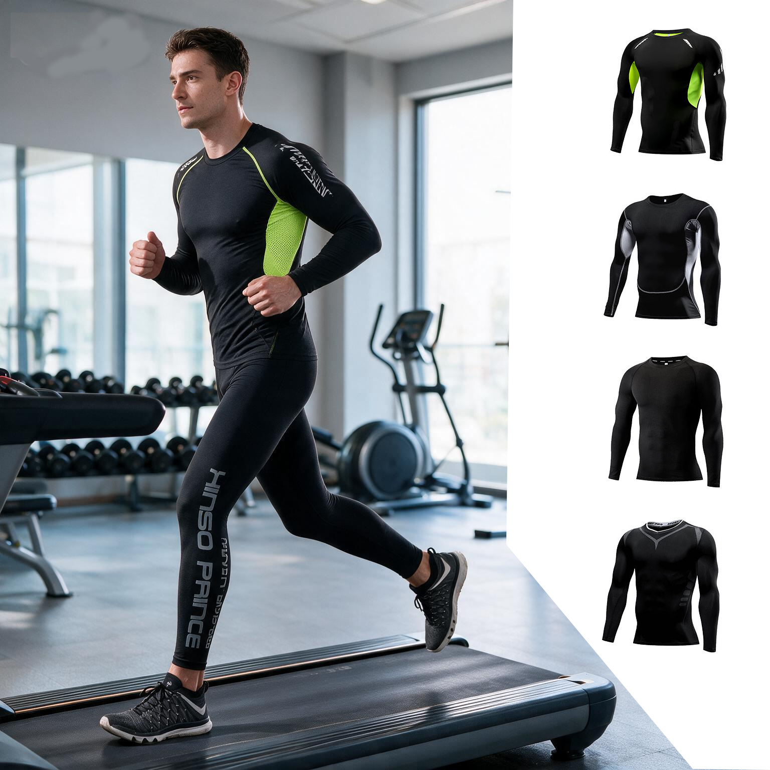 2026 Men Compression Sportswea - Yoga En Fitness ulasan dan harga