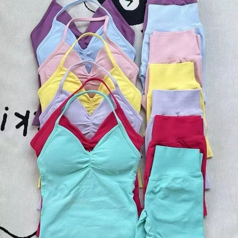 1-2 Pieces Gym Set Women Backl - Yoga En Fitness ulasan dan harga