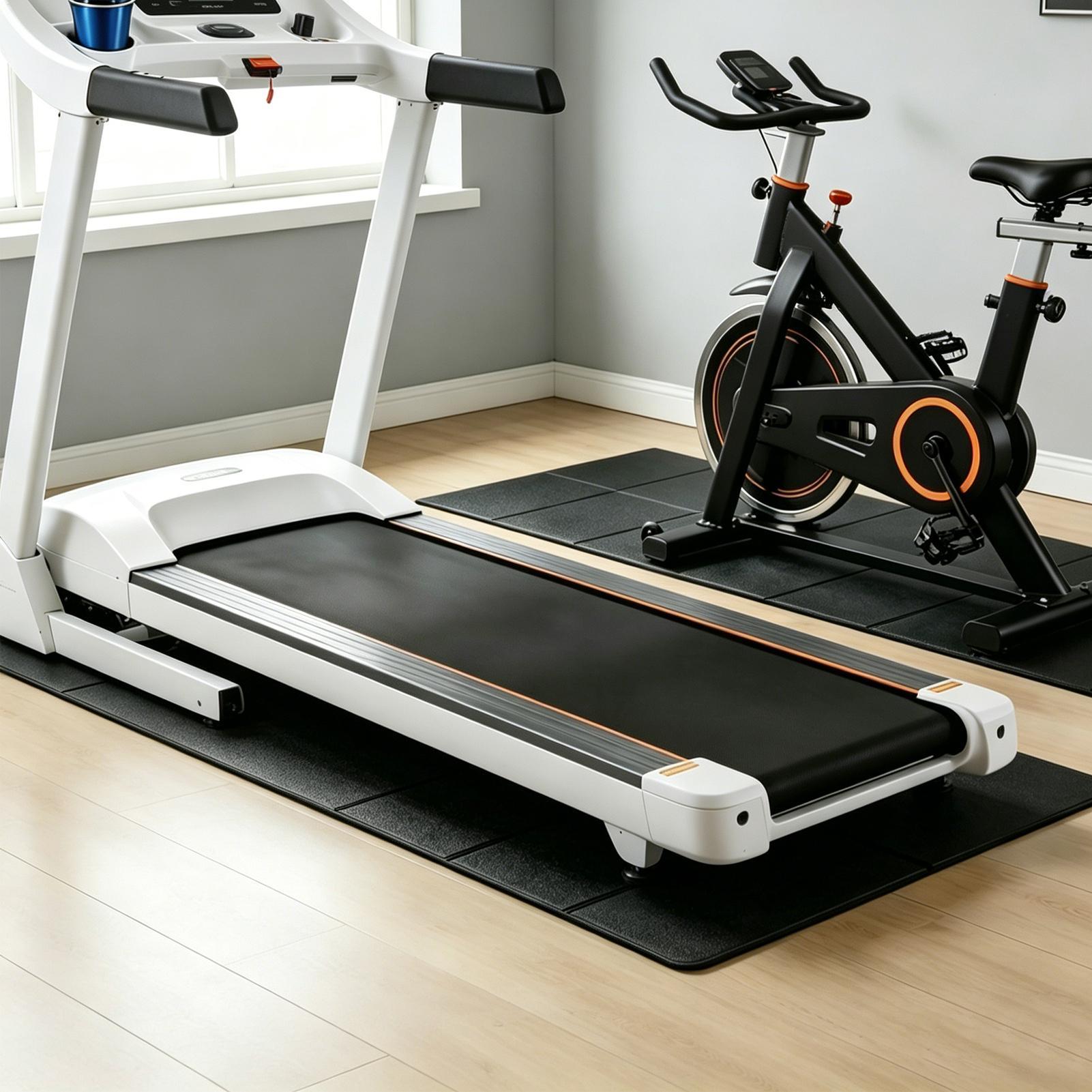 Under Treadmill Mat Heavy Duty - Gym Floor Mats ulasan dan harga